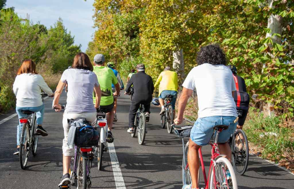 La via Ostiense ciclabile: si conclude la settimana europea della mobilit